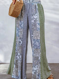 Paisley Wide Leg Pant