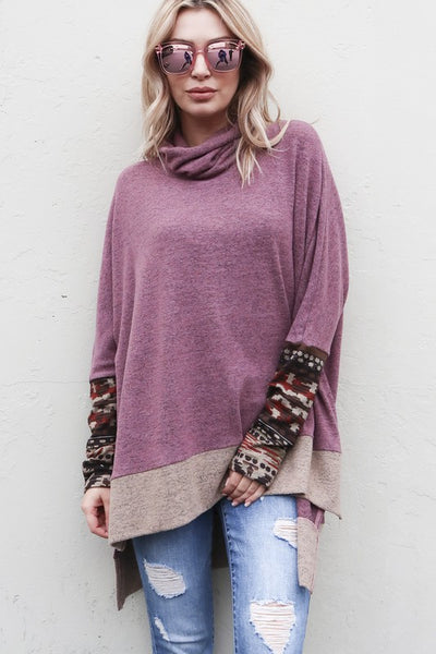 Hallie Poncho Top