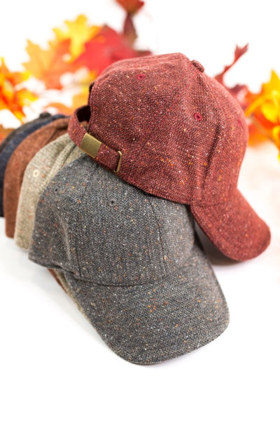 Tweed Baseball Hat