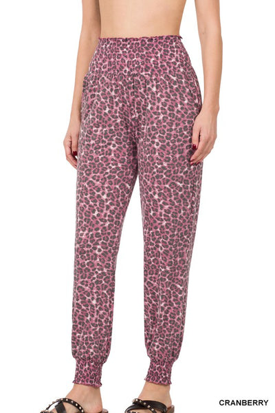 Cranberry Leopard Lounge Pants