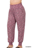 Cranberry Leopard Lounge Pants